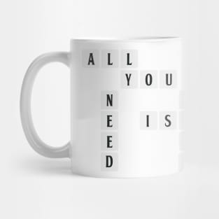 Scrabble - All you need is Love Mug